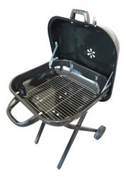 Parrilla Plegable Con Ruedas Cadena Zero 65x49x85cm Portatil Negro