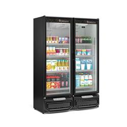 Heladera Exhibidora Vertical Gelopar Gcvr-950 950 Lts 2 Ptas - Negro