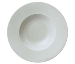 Set X 6 Plato Hondo 23cm Porcelana Baralee Fine Plus Gris