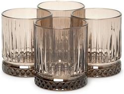 Set X 4 Vaso Whisky Pasabahce Elysia Gris 355 Ml 520004g