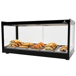 VITRINA CUBO CALEFACCIONADA ELECTRICA 5 BAND 500W NEGRO PROGAS PRVR50
