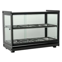 VITRINA CUBO CALEFACCIONADA ELECTRICA 8 BAND 250W NEGRO PROGAS PRVR80R