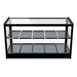 VITRINA CUBO CALEFACCIONADA ELECTRICA 10 BAND 500W NEGRO PROGAS PRVR100R