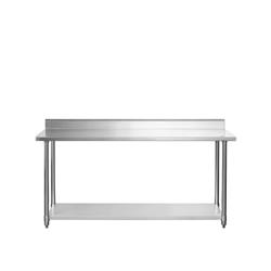 MESA DE TRABAJO PARED CON ZOCALO 180X60X85 CM CATANIA WT-1800E