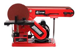Lijadora De Banda Disco Omaha 375w 1/2 Hp 100 X 915 Mm Rojo 50 Hz