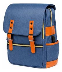 MOCHILA URBANA AZUL 30X13X42 OMAHA MBJ-24