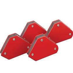 Set 4 Escuadras Magnéticas Para Soldar Omaha 4 Kg 2 Pulgadas