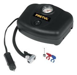 Inflador Compresor 12v Auto Bicicleta Inflables Pretul 21689 Negro