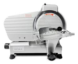 Cortadora De Fiambre Acero Inox. 250 Mm Otten 250es-10 Plateado