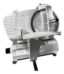 Cortadora De Fiambres Otten 300 Mm Comercial Acero Plateada Color Plateado