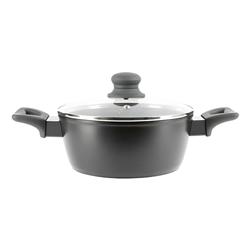 Olla Cacerola Bergner Aconcagua 20cm Aluminio Antiadherente - Negro