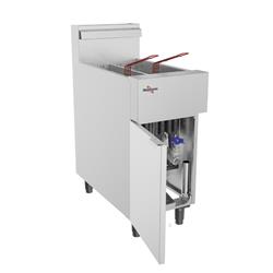 Freidora Industrial Eléctrica De Agua Y Aceite Skymsen De 25 Litros Y