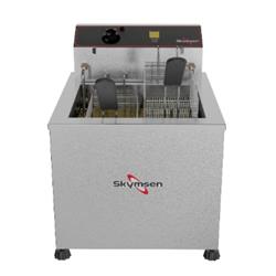 Freidora Eléctrica De Mesa Skymsen 15 Lts Zona Fría Acero